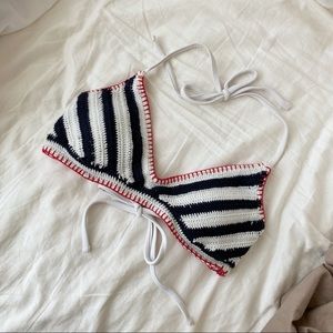 Striped Bikini Top